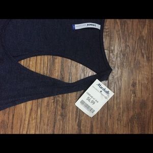Navy Racer Back Tank NWT